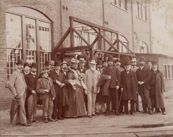 Spencer Trask at the General Electic Company with Lord Kelvin